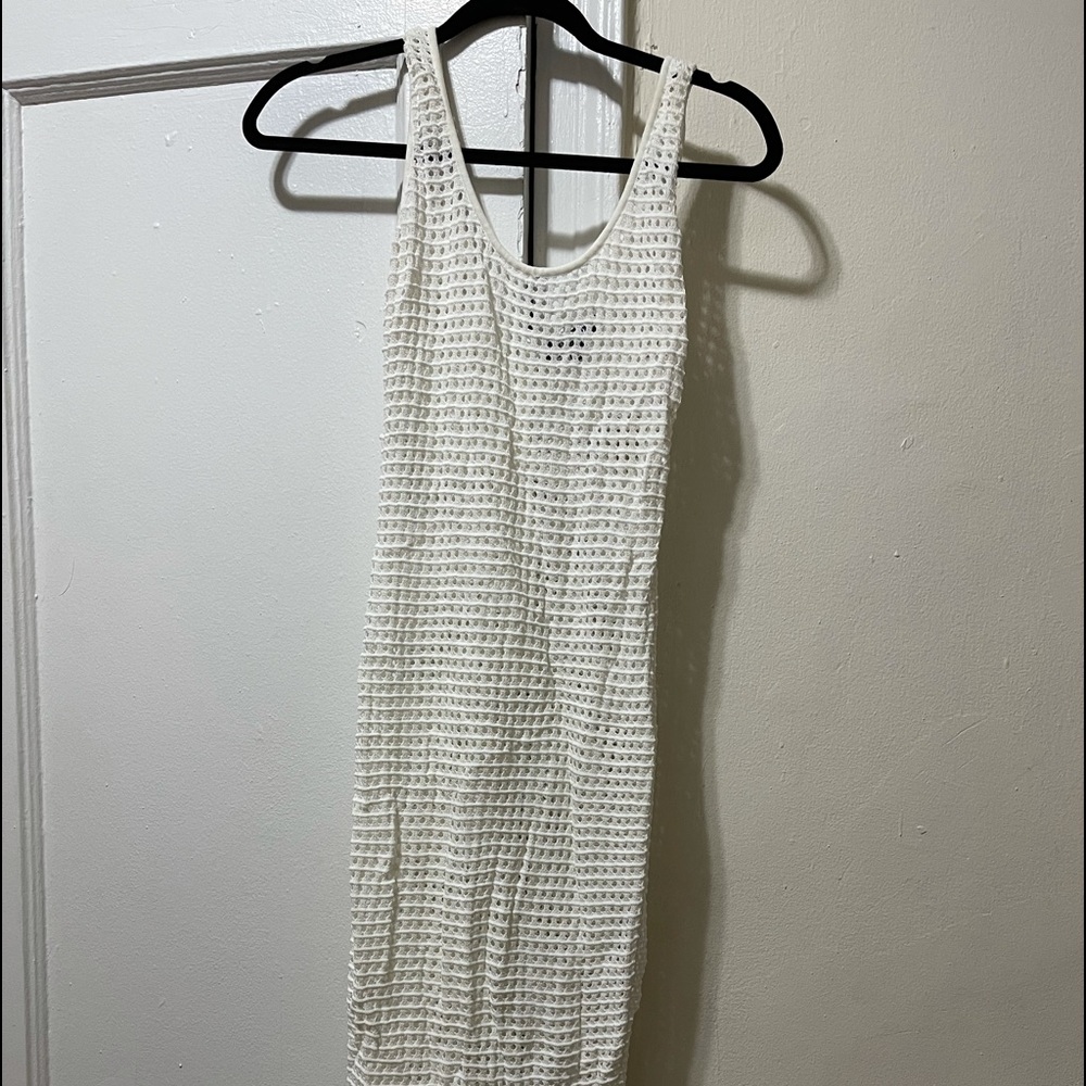 Mesh See Through Cover Up Dress